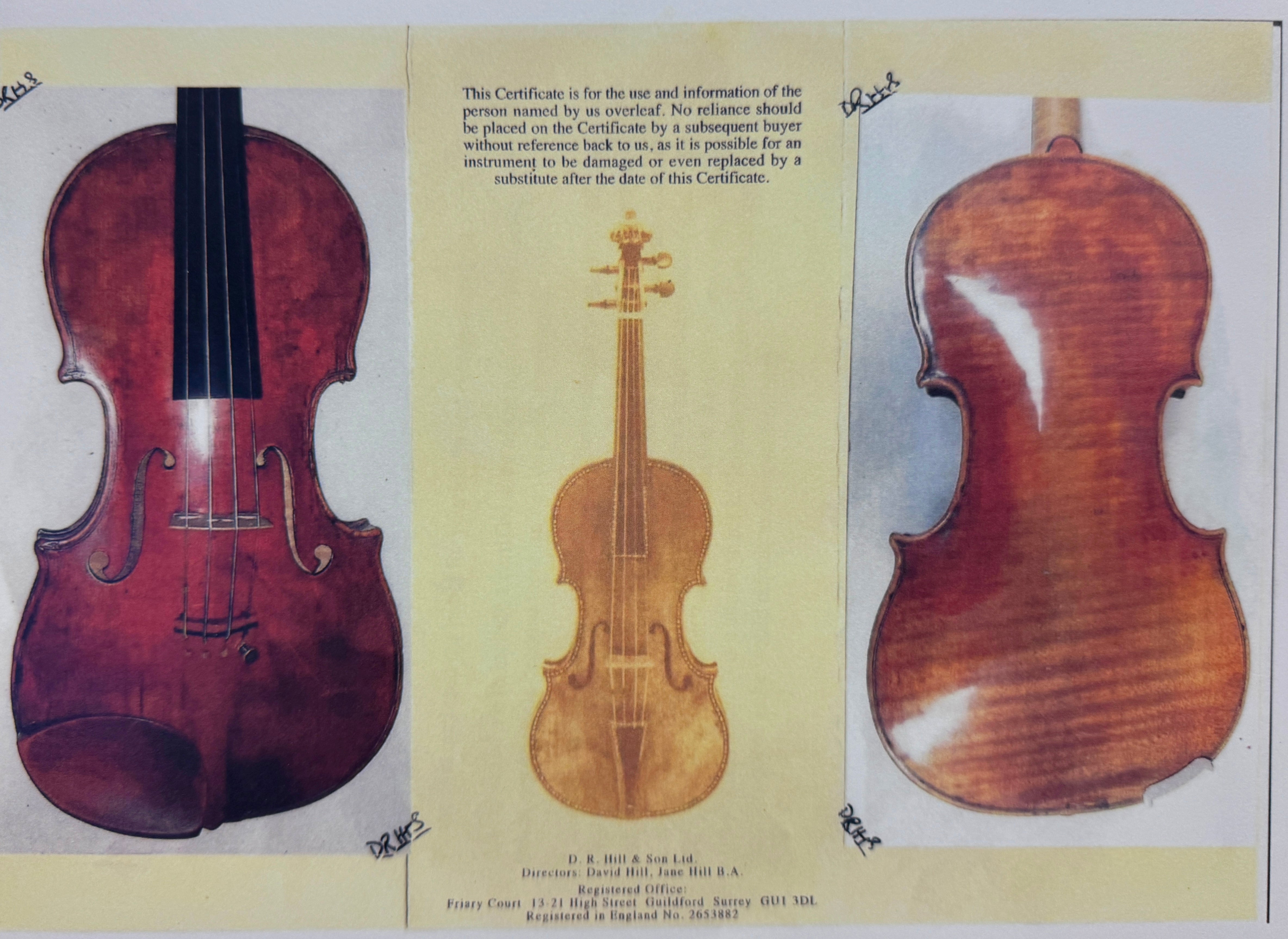 Antonio Stradivari, Cremona, 1737, the 'McKay'